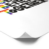 Leven wordt samen beter Lichtkleuren Inspiratie Poster (Hoek)