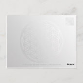 Leven Yantra Briefkaart (Achterkant)