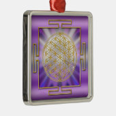 Leven Yantra Metalen Ornament (Rechts)