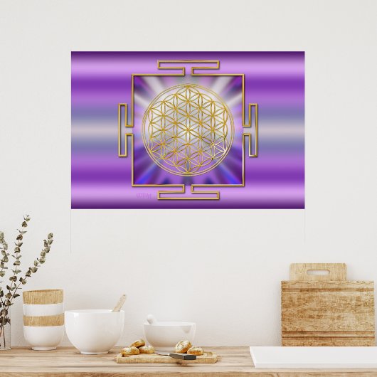Leven Yantra Poster (Keuken)