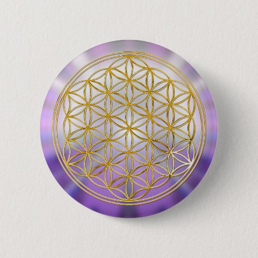 Leven Yantra Ronde Button 5,7 Cm (Voorkant)