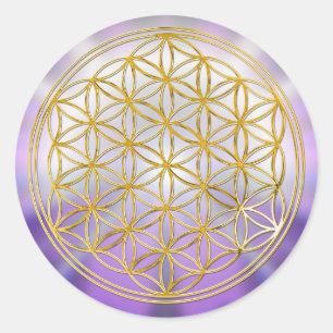 Leven Yantra Ronde Sticker