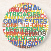 Leven Zandsteen Onderzetter (Voorkant)