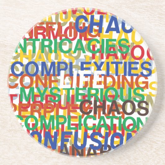 Leven Zandsteen Onderzetter (Voorkant)