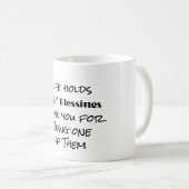 Leven Zegeningen en Dank U Koffiemok (Voorkant rechts)