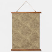 Leven - zon - naadloos patroon 4 hangend wandkleed (Voorkant)