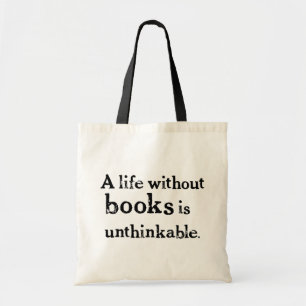Leven zonder boekzakken tote bag