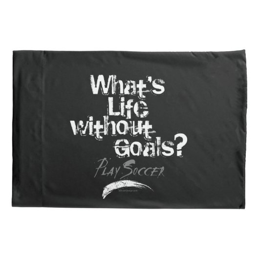 Leven zonder doelen (Voetbal) Kussensloop (Achterkant)