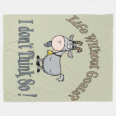 LEVEN ZONDER GEITEN | TotaalGoatally™ Fleece Deken (Voorkant (Horizontaal))