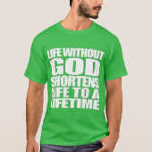 Leven zonder God T-Shirt (Voorkant)