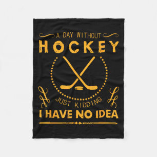 Leven Zonder Hockey Fleece Deken