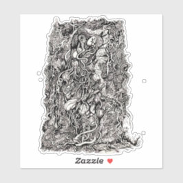 Leven Zonder Huid, door Brian Benson, sticker