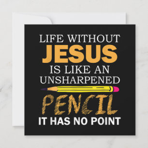 Leven zonder Jezus Funny Christelijk geloof