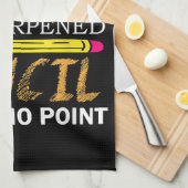 Leven zonder Jezus Funny Christelijk geloof Theedoek (Quarter Fold)