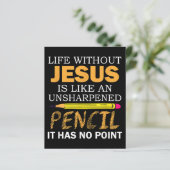 Leven Zonder Jezus Grappig Christelijk Religieus G (Staand voorkant)