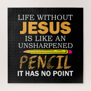 Leven Zonder Jezus Grappig Christelijk Religieus G Legpuzzel