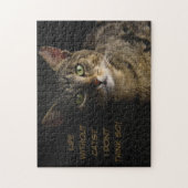 Leven zonder katten? Ik denk het niet. Legpuzzel (Verticaal)