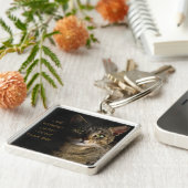 Leven zonder katten? Ik denk het niet. Sleutelhanger (Zijkant)