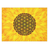 Leven - Zonnebloem #1 Tafelkleed (Voorkant (Horizontaal))