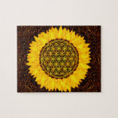 Leven - Zonnebloem #2 Legpuzzel (Horizontaal)