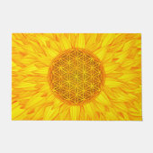 Leven - Zonnebloem #3 Deurmat (Voorkant)