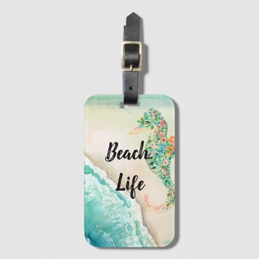 Leven zout bagagelabel (Voorkant (verticaal))