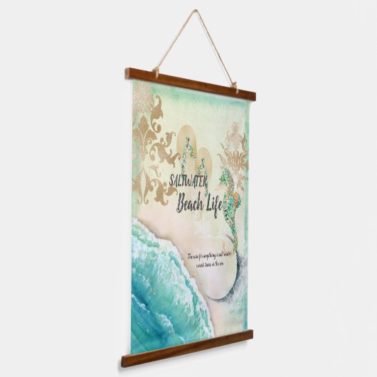 Leven zout hangend wandkleed (Gebogen)