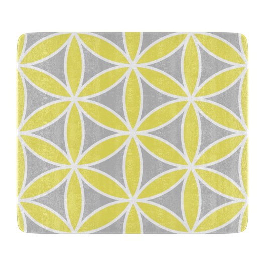 Levenaar Grote Ptn Geel Geel Wit Snijplank (Voorkant)