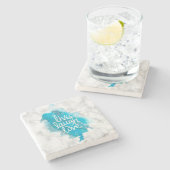 Levenaar liefde stenen onderzetter (Zijkant)