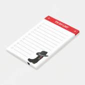 Levenaar om lijsten en landenboeken en -Pet uit te Post-it® Notes (Schuin)