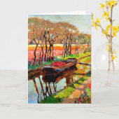 Levenaars - een Fatboot in de Nederlandse Bulb Fie Kaart (Gele Bloem)