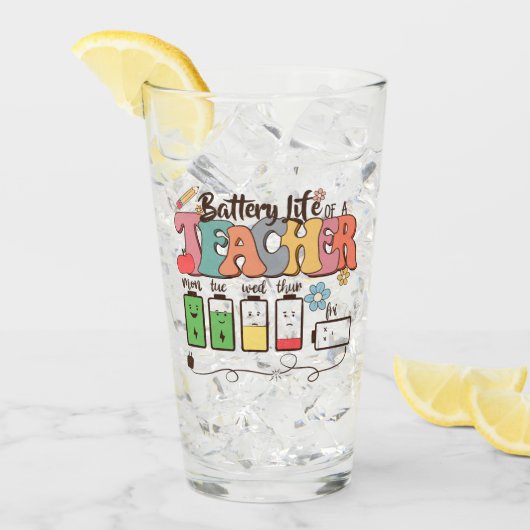 Levenbatterij voor leraren glas (Voorkant ijs)