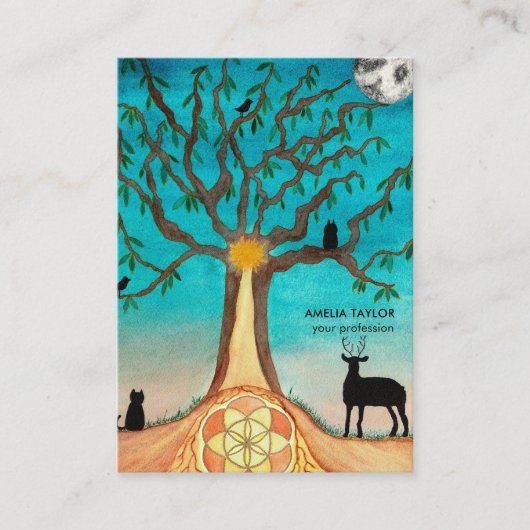 Levenboom Visitekaartje (Voorkant)