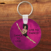 LEVEND AAN DANCE SLEUTELHANGER (Voorkant)
