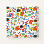 Levend aanpasbaar terug naar schoolpatroon notitieboek (Achterkant)