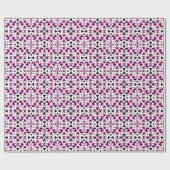 Levend abstract bloempatroon cadeaupapier (Vlak)