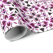 Levend abstract bloempatroon cadeaupapier (Rol Hoek)