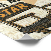 Levend als een filmster poster (Hoek)