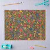 Levend Antiek Botanisch Tuinpatroon Tissuepapier (Craft)