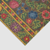 Levend Antiek Botanisch Tuinpatroon Tissuepapier (Detail)