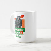 Levend bewijs van evolutionaire biologie Funny Chi Koffiemok (Voorkant links)