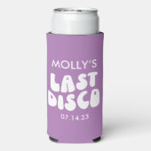 Levend blijven Bachelorette Disco Seltzer Blikjeskoeler (Seltzer Achterkant)