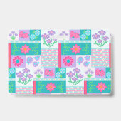 Levend Bloeiend Bloemendesign Badge (Voorzijde)