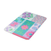 Levend Bloeiend Bloemendesign Badmat (Gekanteld)