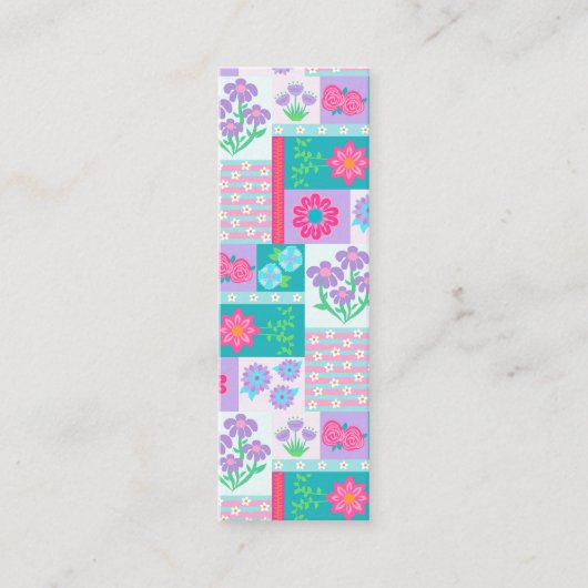 Levend Bloeiend Bloemendesign Contactkaartje (Voorkant)