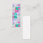 Levend Bloeiend Bloemendesign Contactkaartje (Voorkant / Achterkant)