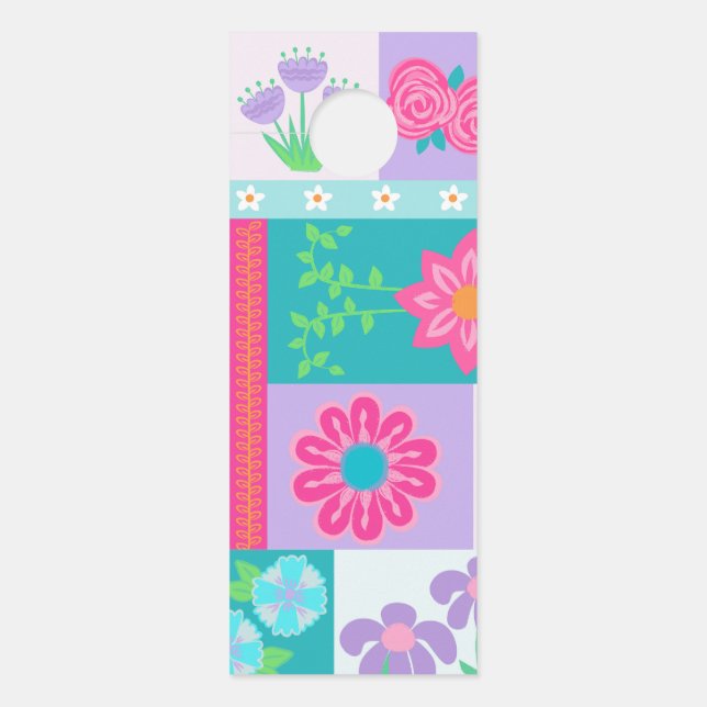 Levend Bloeiend Bloemendesign Deurhanger (Voorkant)