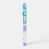 Levend Bloeiend Bloemendesign iPhone 16 Hoesje (Linkerkant)