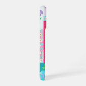 Levend Bloeiend Bloemendesign iPhone 16 Hoesje (Rechterkant)