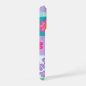 Levend Bloeiend Bloemendesign iPhone Hoesje (Rechterkant)